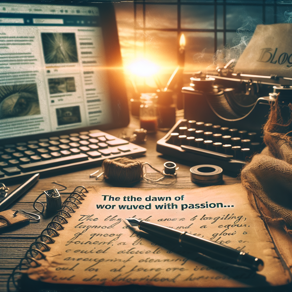 Begin a New Era of Storytelling With a Blog Fueled by Passion