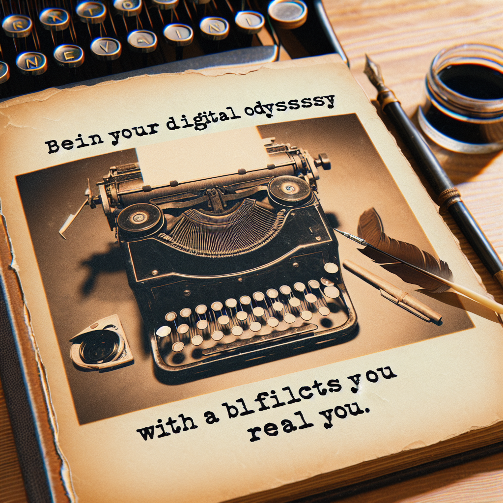 Begin Your Digital Odyssey With a Blog That Reflects Real You