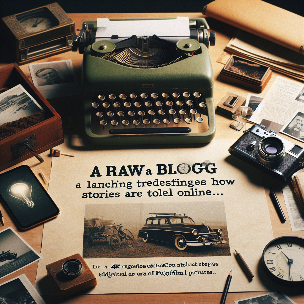 Launch a Blog That Redefines the Way Stories Are Told Online