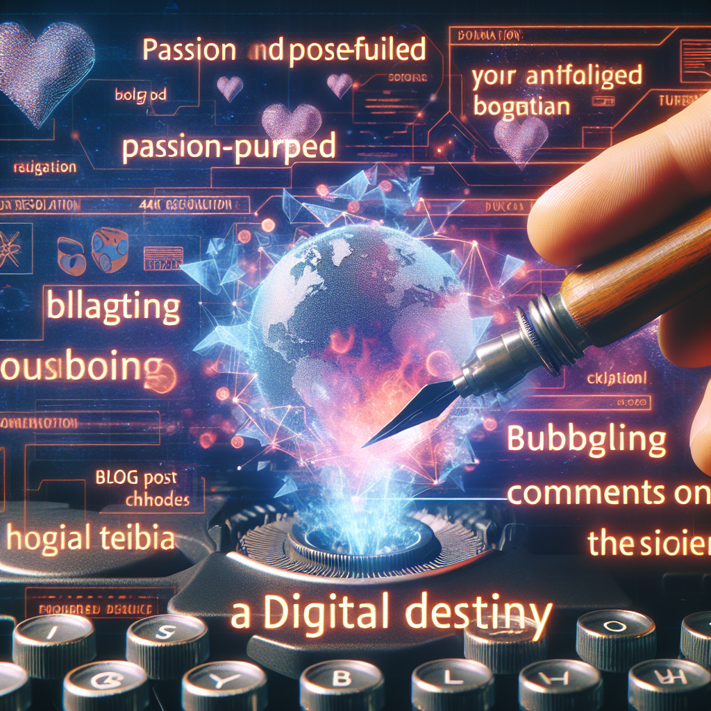 Shape Your Digital Destiny With a Blog Fueled by Passion and Purpose